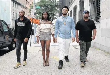  ?? Images from HBO ?? A SCENE from the film shows Kwame Rose, left, Makayla Gilliam-Price, Adam Jackson and Dayvon Love.