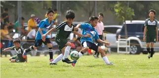  ??  ?? AFTER TWO DECADES of successful staging in Cebu, the Aboitiz Football Cup is going national with its first event in Luzon in Batangas.