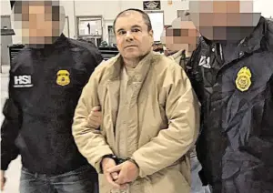  ?? BILD: SN/APA/AFP/INTERIOR MINISTRY OF MEXICO/HO ?? Sitzt ab heute wieder vor Gericht: „El Chapo“.