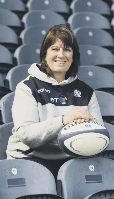  ?? Pic: Paul Devlin/sru ?? 0 Sheila Begbie is to retire as Scottish Rugby’s director of rugby developmen­t.