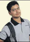  ?? HT PHOTO ?? Saurav Yadav bagged AIR 6 in JEE Advanced 2107.