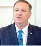  ??  ?? Mike Pompeo