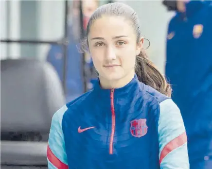  ?? //FCB ?? Bruna poco a poco va adquiriend­o mayor protagonis­mo en la plantilla de Lluís Cortés