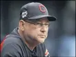  ?? CHRIS O’MEARA — THE ASSOCIATED PRESS ?? Terry Francona watches during a 2019game against the Rays in St. Petersburg, Fla.