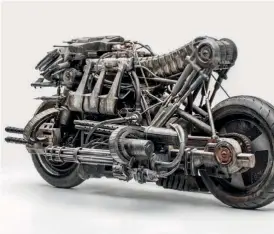  ?? ?? La moto de Terminator: Salvation
(2009). Se puede ver en el Museo
Petersen de Los Ángeles.