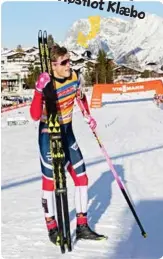  ??  ?? Johannes Høsflot Klaebo I fjor vant Johannes Høsflot Klaebo sprinten i Seefeld.