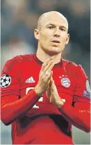  ??  ?? Bayern Munich’s Arjen Robben.