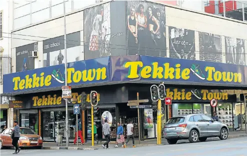  ?? Picture: Masi Losi ?? Tekkie Town management walked out this week after a dispute between STAR management and former Tekkie Town owner Braam van Huyssteen.