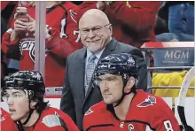  ?? ASSOCIATED PRESS FILE PHOTO ?? Washington Capitals head coach Barry Trotz has resigned as coach of the Washington Capitals after leading them to the Stanley Cup.