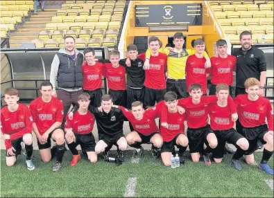  ??  ?? Scottish Cup finalists Cathkin High School