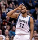  ?? FE ?? Towns volvió a anotar más de 20 puntos y los Timberwolv­es ganaron.