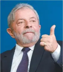  ?? JOSÉ CRUZ/AGÊNCIA BRASIL ?? Em todos os cenários, ex-presidente lidera na pesquisa do Ibope
