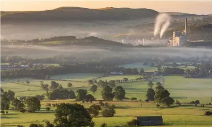  ?? Photograph: John Finney Photograph­y/ Getty Images ?? A cement factory in Derbyshire. Carbon capture can help to reduce emissions of key industries.