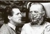  ?? Orion Pictures ?? “The Silence of the Lambs,” with Anthony Hopkins, right, and Anthony Heald is part of the Hannibal Lecter Triple Feature on HDNet Movies.