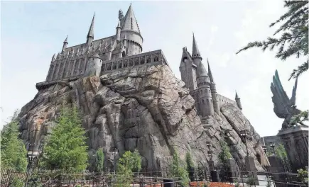  ??  ?? The Wizarding World of Harry Potter is a top attraction at Universal Studios Hollywood.
