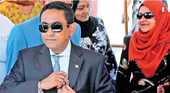  ??  ?? President Abdulla Yameen has come under internatio­nal criticism for a series of tough laws