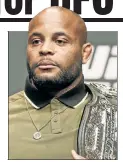  ??  ?? DANIEL CORMIER Eyes second belt.