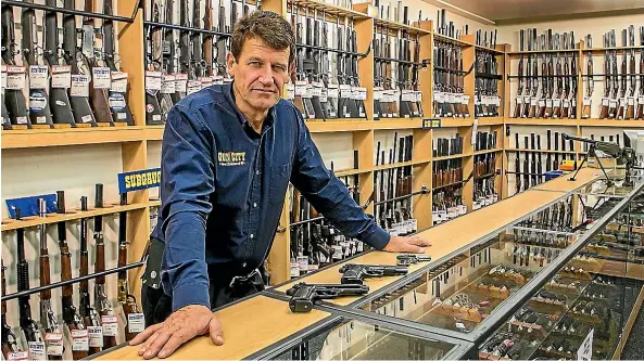  ?? STUFF ?? David Tipple, of Gun City, has always positioned himself as an ethical gun dealer who is providing a legal service to satisfy customer demand.