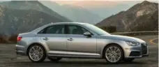  ?? AUDI ?? The 2017 Audi A4 gets you from zero to 100 km/h in 6.0 seconds.