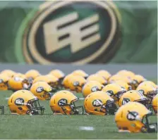  ?? DAVID BLOOM/ FILES ?? A greater awareness of racism has prompted many sports organizati­ons around North America to change their nicknames, including in Edmonton where the CFL team dropped the name Eskimos.