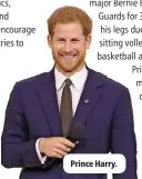  ??  ?? Prince Harry.