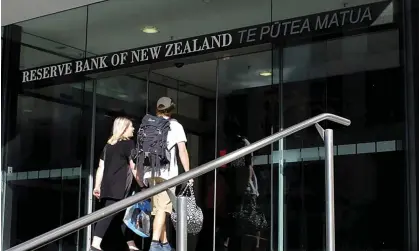  ?? Photograph: Rebecca Howard/Reuters ?? The Reserve Bank of New Zealand has forecast that the country will tip into recession in 2023 as it announces biggest rate rise in history.