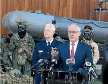  ?? PHOTO: SUPPLIED ?? Prime Minister Malcolm Turnbull announces the wider powers for the military to deal with terrorist attacks.