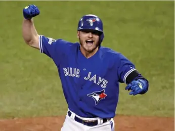  ?? PAUL SANCYA/THE ASSOCIATED PRESS ?? Whatever the outcome of salary arbitratio­n with the Jays, Josh Donaldson will get a huge raise over last season.