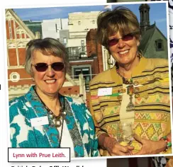  ??  ?? Lynn with Prue Leith.