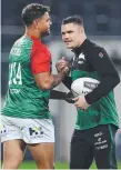  ?? Picture: GETTY IMAGES ?? Latrell Mitchell (left) and James Roberts.