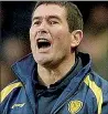  ??  ?? POSITIVE: Nigel Clough