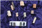  ?? JACQUELYN MARTIN/AP ?? Ancient cylinder seals were among the objects returned to Iraq this week.