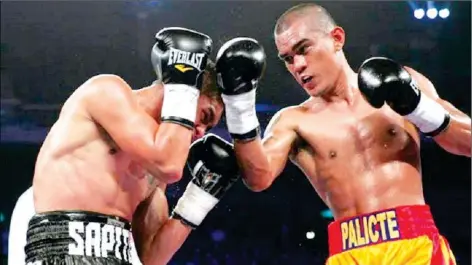  ?? (Ring Magazine photo) ?? Bago City-born boxer Aston ‘Mighty’ Palicte will face Puerto Rican fighter Jose Martinez in a WBO super flyweight eliminator on January 31 at the Viejas Casino and Resort in Alpine, California. The winner will move on to meet Donnie ‘Ahas’ Nietes of Murcia.
