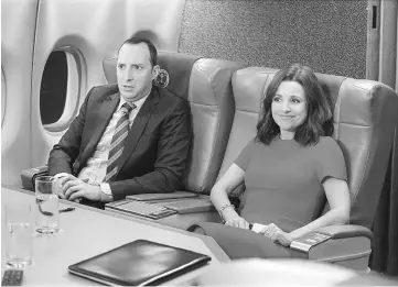  ??  ?? Tony Hale and Julia Louis-Dreyfus as Gary Walsh and Selina Meyer in ‘Veep’. — Photos ourtesy of HBO