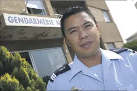  ?? (Photo doc Philippe Arnassan) ?? François Levan, alors capitaine, a commandé l’antenne bastiaise de la SR de Corse, puis la compagnie de Fréjus.