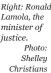  ?? Photo: Shelley Christians ?? Right: Ronald Lamola, the minister of justice.