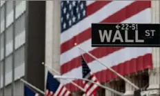  ?? Johannes Eisele/AFP via Getty Images ?? The exterior of the New York Stock Exchange is seen on April 20 in New York.