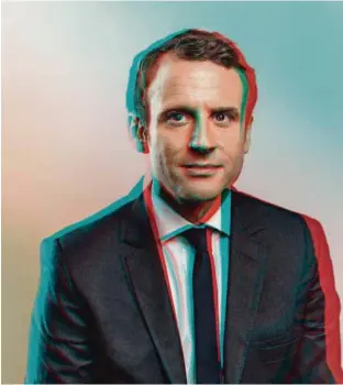  ?? (YANN RABANIER/MODDS) ?? Habile communican­t, Emmanuel Macron espère convaincre le peuple français du bienfondé de ses réformes.