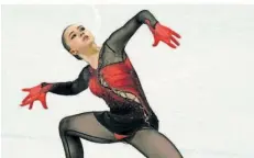  ?? FOTO: MILLIGAN/DPA ?? Eiskunstlä­uferin Kamila Walijewa, einst als Wunderkind gefeiert, ist vom Internatio­nalen Sportgeric­htshof CAS vier Jahre gesperrt worden.