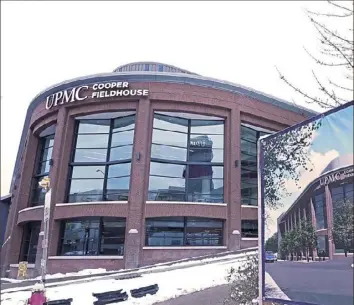  ?? Peter Diana/Post-Gazette ?? The UPMC Cooper Fieldhouse, named after Duquesne alumnus Chuck Cooper, will host the first game at the venue Tuesday.