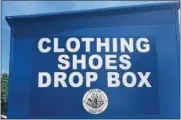  ?? PROVIDED PHOTO ?? Troy residents can drop off unwanted textiles in four locations across the city.