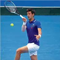  ?? Reuters ?? Djokovic has been beset with an elbow injury. —