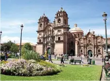  ?? Photo: Contribute­d ?? One of the architectu­ral wonders of Cuzco, Peru.