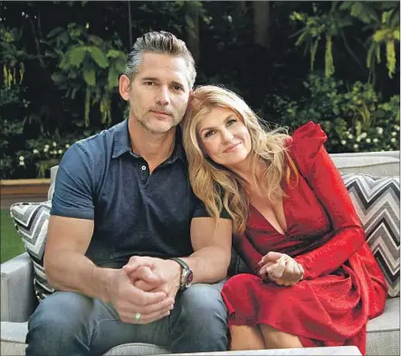  ?? Kirk McKoy Los Angeles Times ?? ERIC BANA portrays John Meehan and Connie Britton is Debra Newell in the Bravo series “Dirty John.” For a review, see Page E5.