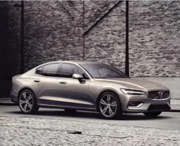  ?? |VOLVO ?? Por primera ocasión en la historia de Volvo, la marca sueca nos presume la nueva generación del S60 hecho en su totalidad en la nueva planta ubicada en Georgia, Estados Unidos.