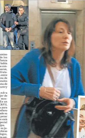  ?? CEDOC PERFIL ?? APOYO. Dalina visita a su marido en el penal de Ezeiza. El año pasado, en uno de los últimos festejos familiares.