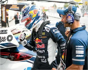  ?? GETTY IMAGES ?? Jamie Whincup drove the Red Bull Holden Racing Team Holden Commodore ZB to victory at the Newcastle 500.