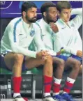  ??  ?? Costa, Lemar y Giezmann.