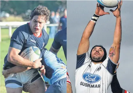  ?? FOTOS: EMMANUEL BRIANE-LA NUEVA. ?? A la izquierda,
Ignacio Martino, de Argentino; a la derecha, Ignacio Cánepa, de Sportiva. Ambos estarán frente a frente.