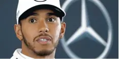  ?? Foto: Frank Augstein, dpa ?? Mercedes Pilot Lewis Hamilton will die Scharte der vergangene­n Saison auswetzen, als er sich Nico Rosberg geschlagen geben musste.